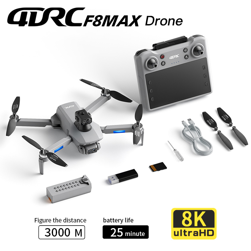 Drone Kit Professional - F8 MAX GPS Drone Professional 8K