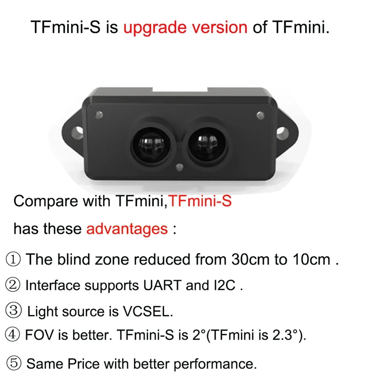 TFmini-S Benewake Micro LiDAR  - Drone Kit Hexacopter review and price