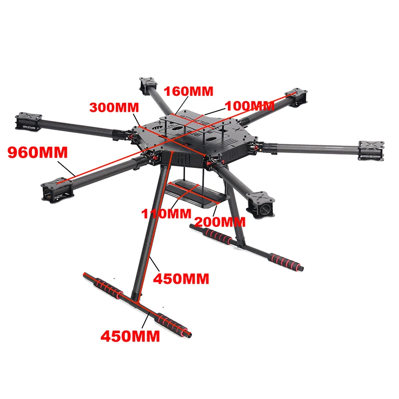 ZD850 ZD960 Full Carbon Fiber  - Drone Kit Heavy Lift review and price