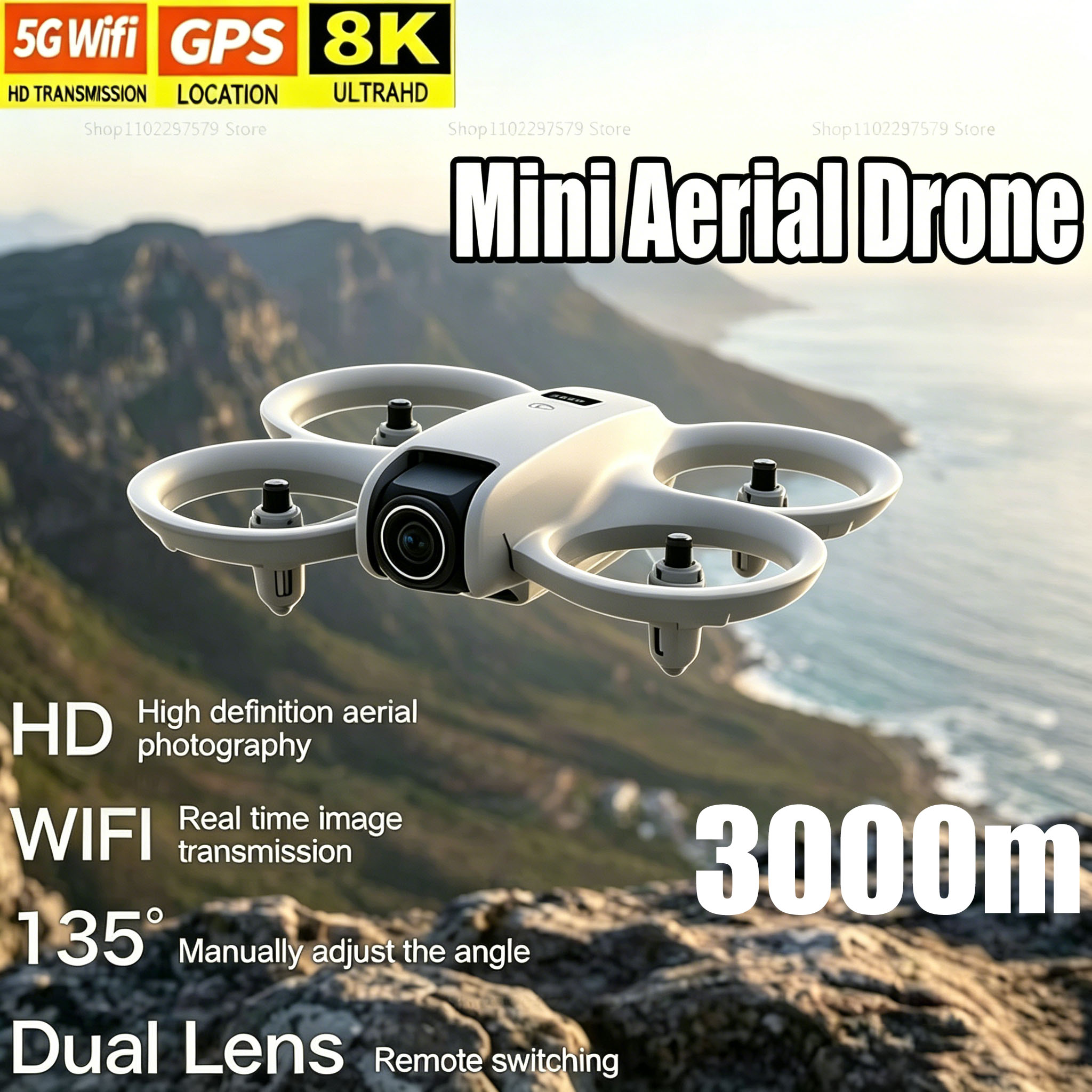 Mini Drone with 8K HD Camera F - Drone Kit Tricopter review and price