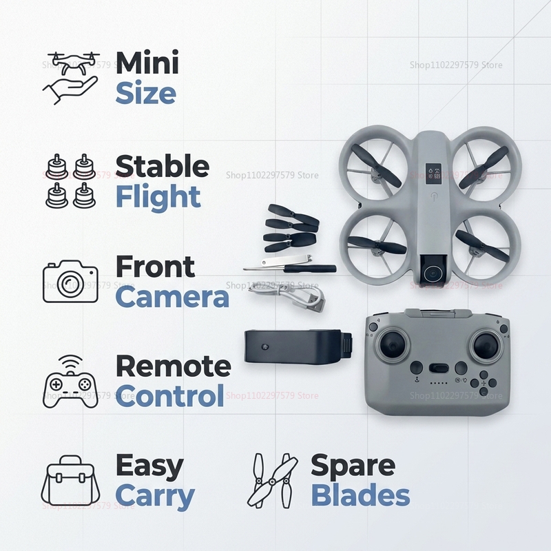 Mini Drone with 8K HD Camera F - Drone Kit Tricopter review and price