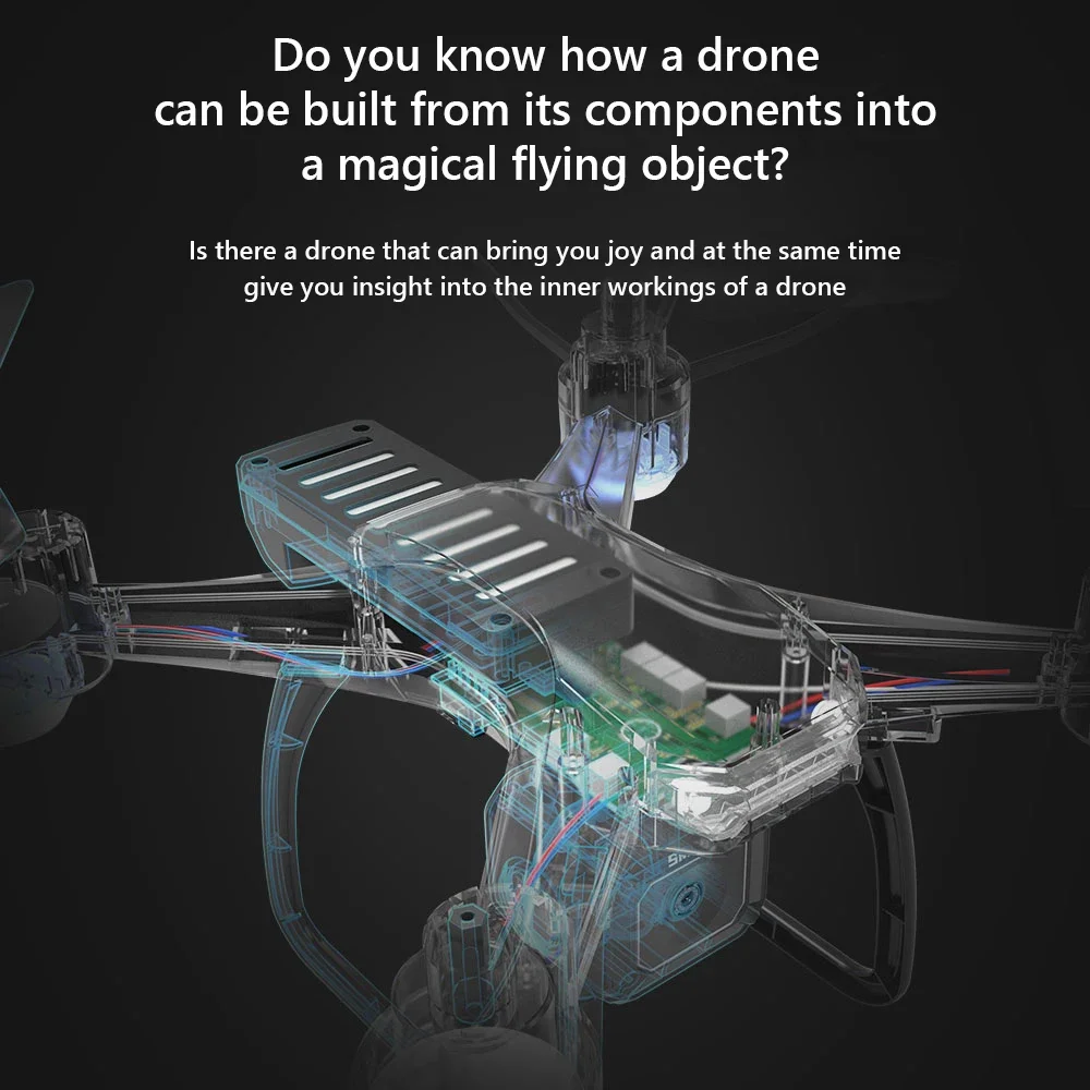 JJRC H108 DIY Teaching Assembl - Drone Kit With Camera review and price