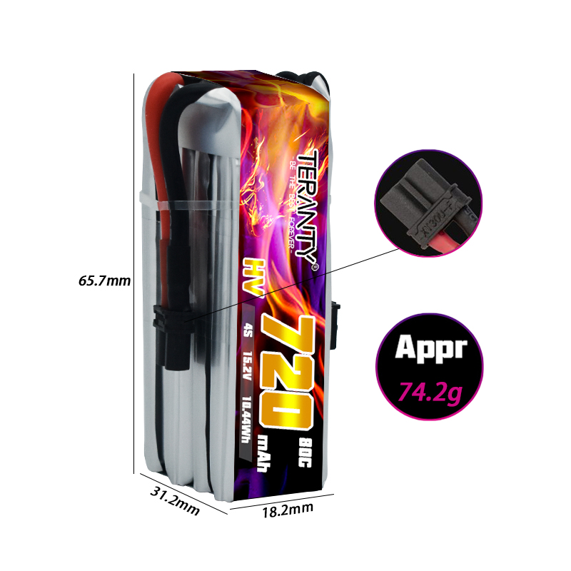 TERANTY 720mAh 4S 15.2V HV Lip - Drone Kit Racing review and price
