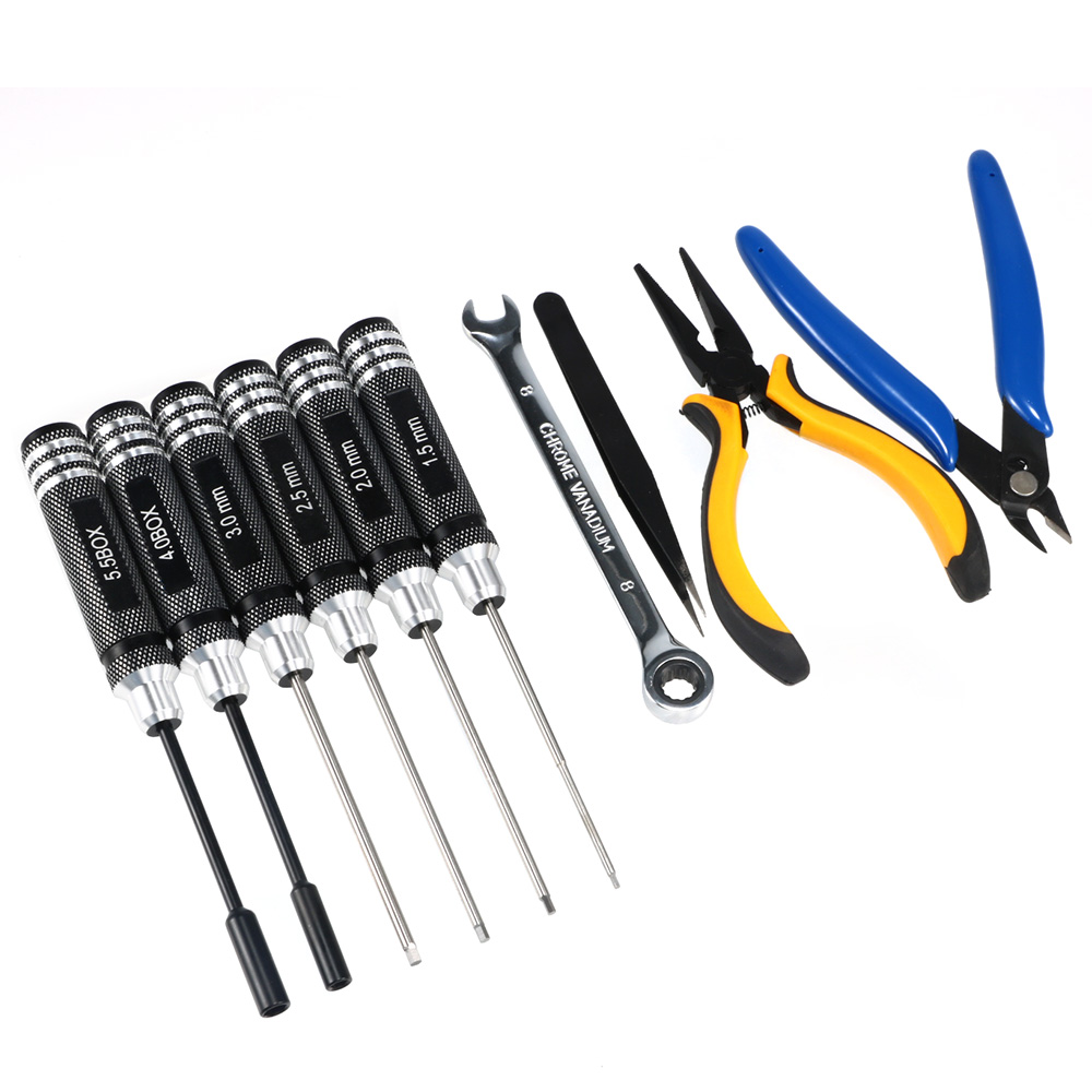 10PCS 10in1 FPV Drone RC Tool  - Drone Kit Octocopter review and price